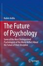 „The Future of Psychology“ von Rubén Ardila. Blau-rot schattierter Hintergrund, Logo unten.