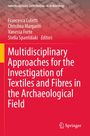 Titel: "Multidisciplinary Approaches for the Investigation of Textiles and Fibres in the Archaeological Field". Oben Namen.