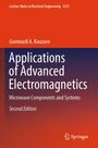 Text: Guennadi A. Kouzaev, Applications of Advanced Electromagnetics, Second Edition. Farbübergang von Rot oben zu Dunkelblau unten.