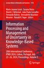 : Information Processing and Management of Uncertainty in Knowledge-Based Systems, Buch