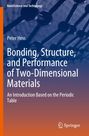 Text: "Bonding, Structure, and Performance of Two-Dimensional Materials. An Introduction Based on the Periodic Table." Oben Molekülstruktur.