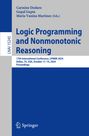 : Logic Programming and Nonmonotonic Reasoning, Buch