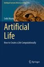 Der Text "Artificial Life: How to Create a Life Computationally" erscheint, mit Gehirnabbildung und Springer-Logo.
