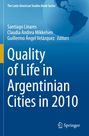 "Quality of Life in Argentinian Cities in 2010". Blaue Abdeckung, Autoren oben genannt. Springer-Logo unten.