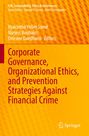 Titel: Corporate Governance, Organizational Ethics, and Prevention Strategies Against Financial Crime. Hintergrund orange. Springer-Logo.