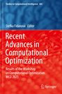 "Recent Advances in Computational Optimization" auf rotem und blauem Hintergrund. Springer-Logo unten rechts.