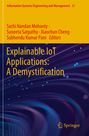 "Explainable IoT Applications: A Demystification" ist der Titel. Gelber Text auf blauem Hintergrund mit Linienmuster.