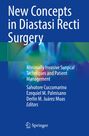 „New Concepts in Diastasi Recti Surgery“, Autoren: Salvatore Cuccomarino, Ezequiel M. Palmisano, Titel auf blauem Hintergrund.