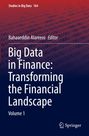 „Big Data in Finance: Transforming the Financial Landscape, Volume 1“. Roter Hintergrund, binäre Zahlen, Springer-Logo.