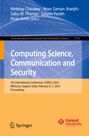 : Computing Science, Communication and Security, Buch