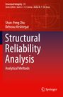 "Structural Integrity 31" und "Structural Reliability Analysis: Analytical Methods" auf rotem Hintergrund mit Diagramm.
