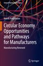 „Circular Economy Opportunities and Pathways for Manufacturers“ von Henrik Hvid Jensen. Bunte Linien vor dunklem Hintergrund.