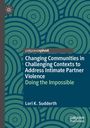 Oben: "palgrave pivot". Titel: "Changing Communities...". Name: "Lori K. Sudderth". Hintergrund mit Kreismuster.
