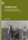 "Parallel Lives: An Empirical Exploration of the Concept of Generation" von Calin Goina. Schwarzweißfoto eines Pferdes mit Reiter.