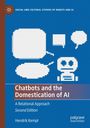 Oben: "Social and Cultural Studies of Robots and AI". Unten: "Chatbots and the Domestication of AI". Lego-Blöcke.