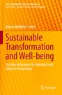 „Sustainable Transformation and Well-being“, gelber Hintergrund mit rotem Text, Springer-Logo unten rechts.