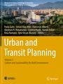 "Urban and Transit Planning, Volume 2" steht vor einer Stadtansicht mit Gebäuden und Bäumen.