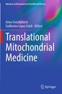 "Translational Mitochondrial Medicine," Herausgeber: Anna Gvozdjáková, Guillermo López Lluch. Blaues Cover, Springer-Logo.