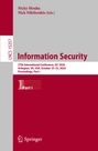 : Information Security, Buch