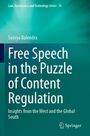 Buchtitel: "Free Speech in the Puzzle of Content Regulation" von Soorya Balendra. Grüntöne, Springer-Logo unten.