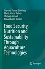 Titel: "Food Security, Nutrition and Sustainability Through Aquaculture Technologies". Grüne Farbverläufe, Springer-Logo.