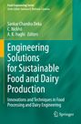 Text: "Engineering Solutions for Sustainable Food and Dairy Production" auf grünem Hintergrund. Springer-Logo unten rechts.