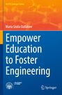 "Empower Education to Foster Engineering", Maria Giulia Ballatore. Oben Molekülstruktur, Logos von Politecnico di Torino und Springer.
