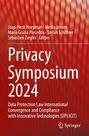 „Privacy Symposium 2024“ und Untertitel über Datenschutzrecht, rote Hintergrundgrafik, Springer-Logo.