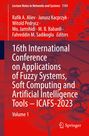 : 16th International Conference on Applications of Fuzzy Systems, Soft Computing and Artificial Intelligence Tools ¿ ICAFS-2023, Buch