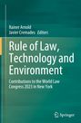 "Rule of Law, Technology and Environment" auf grünem Hintergrund, Springer-Logo unten rechts.