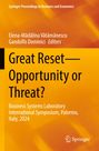"Great Reset - Opportunity or Threat?" auf orangem Hintergrund. Unten rechts ein Springer-Logo.