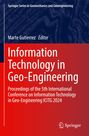 Titel: Information Technology in Geo-Engineering. Konferenzband, Springer-Logo unten. Hintergrund in Rot und Blau.