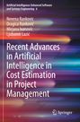 "Recent Advances in Artificial Intelligence in Cost Estimation in Project Management" steht auf einem abstrakten Hintergrund.