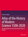 Titel: "Atlas of the History of Modern Science 1500-2020". Roter Hintergrund mit einem Springer-Logo unten rechts.