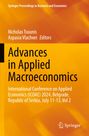 Advances in Applied Macroeconomics. Gelbes Cover mit Namen der Herausgeber: Nicholas Tsounis, Aspasia Vlachvei. Springer-Logo.