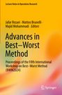 "Advances in Best–Worst Method" von Rezaei, Brunelli, Mohammadi. Farbiger Hintergrund in Gelb und Rot mit Springer-Logo.