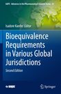 Titel: "Bioequivalence Requirements in Various Global Jurisdictions, Second Edition". Weltkarte im Hintergrund.