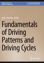 "Fundamentals of Driving Patterns and Driving Cycles" von José I. Huertas, Synthesis Lectures, Springer, brauner Hintergrund.