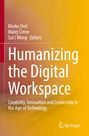 "Humanizing the Digital Workspace: Creativity, Innovation and Leadership in the Age of Technology" auf gelbem Hintergrund.