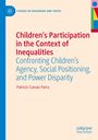 „Children’s Participation in the Context of Inequalities“ von Patricio Cuevas-Parra, pastellfarbener Hintergrund.