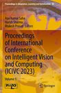 Buchtitel: "Proceedings of International Conference on Intelligent Vision and Computing (ICIVC 2023), Volume 1". Gelb-orange Hintergrund.