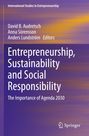 Cover mit lila Hintergrund. Titel: "Entrepreneurship, Sustainability and Social Responsibility: The Importance of Agenda 2030".
