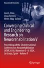 Titel: "Converging Clinical and Engineering Research on Neurorehabilitation V". Bild zeigt eine Person mit Maske und Roboterhand.