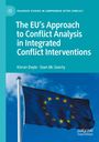 Titel: "The EU’s Approach to Conflict Analysis in Integrated Conflict Interventions". Eine wehende EU-Flagge.