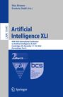 : Artificial Intelligence XLI, Buch