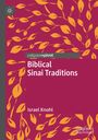 "Biblical Sinai Traditions", Israel Knohl. Weinroter Hintergrund, orange Blättermuster, Palgrave Pivot Logo oben links.