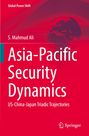 Titel: Asia-Pacific Security Dynamics. Text: Global Power Shift, S. Mahmud Ali. Illustration: Weltkugel im roten Hintergrund. Logo unten.