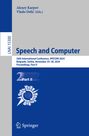 : Speech and Computer, Buch