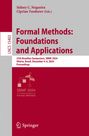 : Formal Methods: Foundations and Applications, Buch