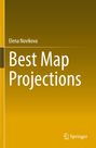 Text: "Elena Novikova - Best Map Projections". 
Gelb-brauner Hintergrund, Springer-Logo mit Springer-Schriftzug.